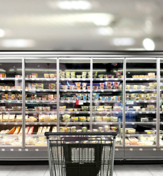 istock choosing a dairy products at supermarket. 1415422156