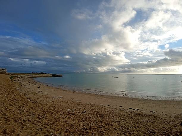istock Panoramic photography on the beach by the ocean 1415422211