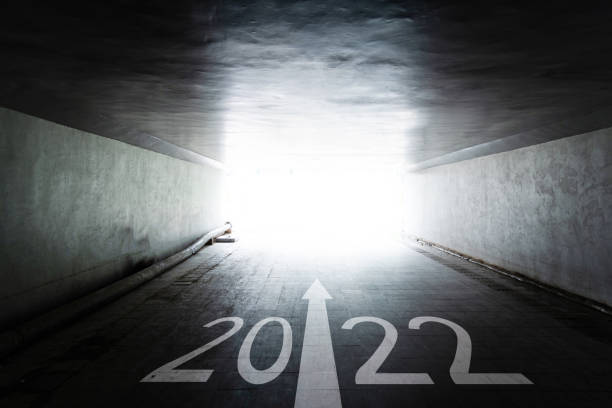 istock Old tunnel with number 2021 1415423562
