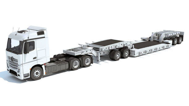 semi truck with trailer