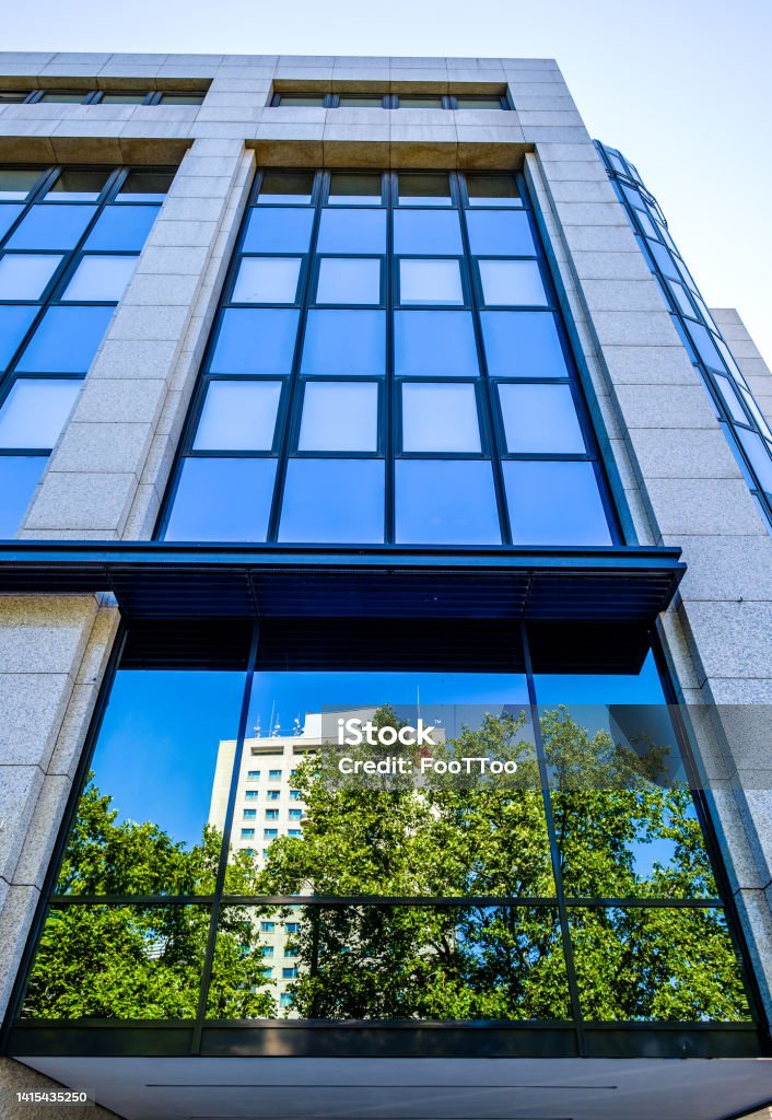 Typical Buildings Typical Office Building Facade Stock Photo - Download Image Now ...