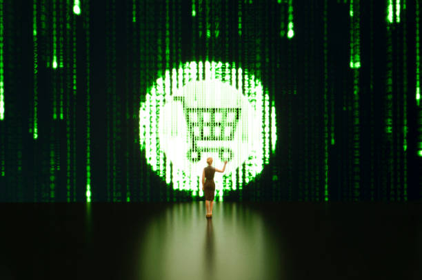 istock Matrix: Choosing Shopping Cart 1415446244