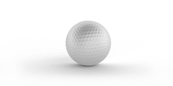 Nice Golf balls isolated on white background