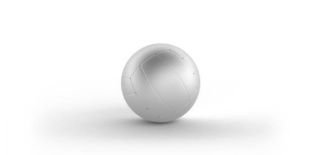 istock Volleyball isolated on white background with shadow 1415448806