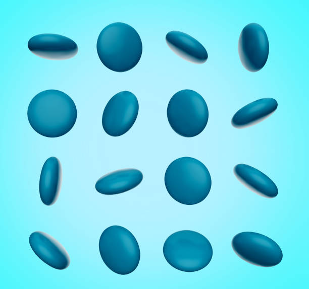istock violet falling Candy gems isolated on sky blue background. 3d illustration 1415452808