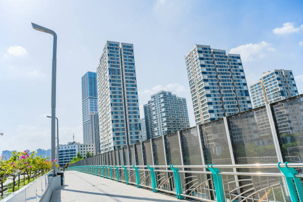 istock Sunny day: modern city of Chengdu 1415477175