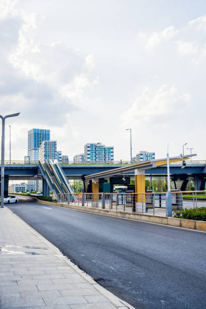 istock Sunny day: modern city of Chengdu 1415477214