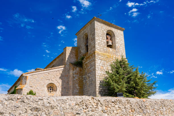 Ancient Spanish church in the Village of Atapuerca.