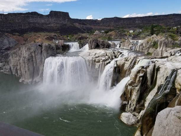 istock Shoshone Falls, and the Snake River Idaho 1415481055
