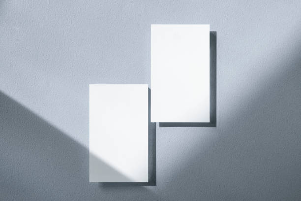 istock Light, shadow and business card Mock-up 1415494506