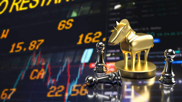 istock The gold unicorn and chess for start up or business concept 3d rendering 1415500488