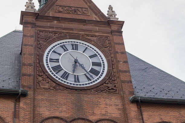 istock Central railroad of New Jersey terminal clock 1415501827