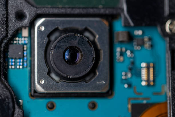 istock Macro of cell phone camera 1415506156