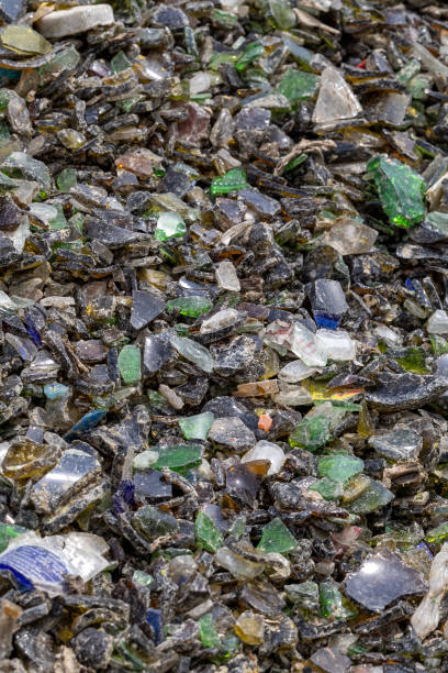istock Bottles and glass recycling. Ecological concept background 1415506213