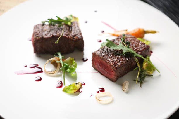 istock Restaurant course meal sirloin tenderloin steak 1415509729