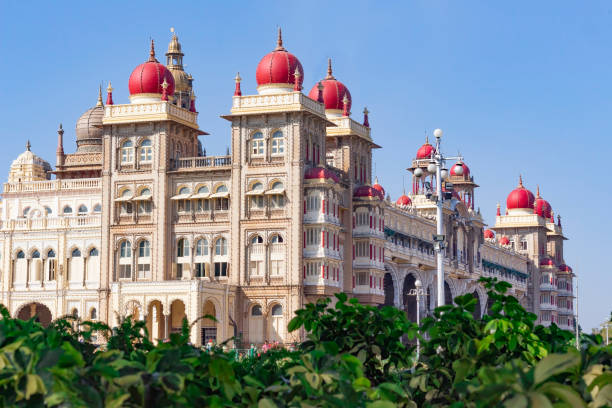 palacio de mysore, karnataka, india - mysore fotografías e imágenes de stock