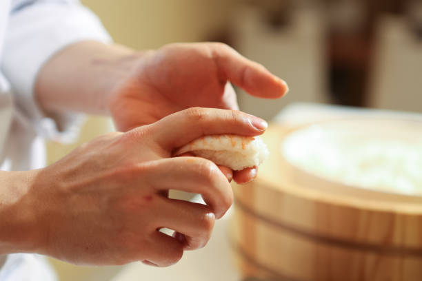 istock Japanese sashimi and sushi 1415515188