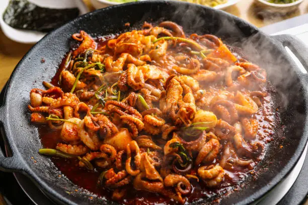 Photo of Korean style stir-fried octopus