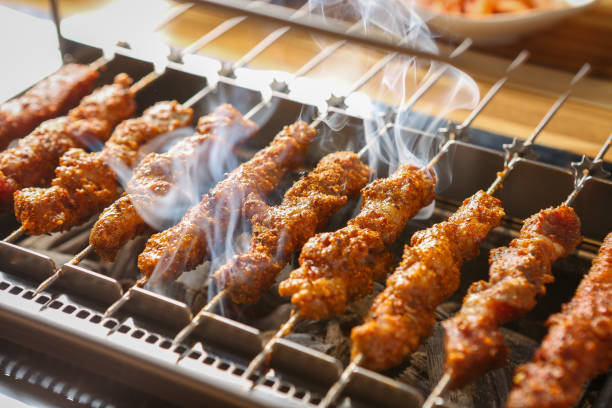 istock Chinese lamb skewers 1415517692