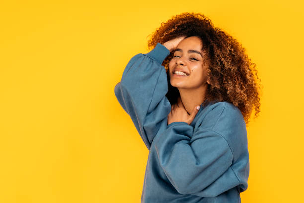 istock Happy Afro Woman in Studio 1415518554