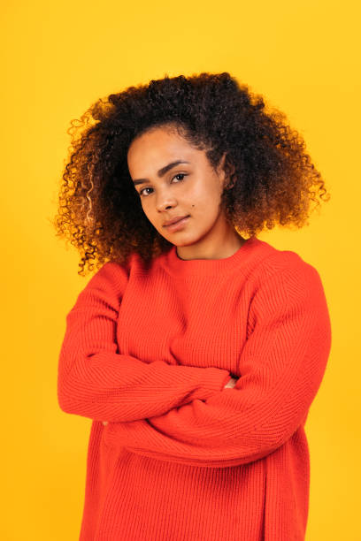 istock Young Afro Woman in Studio 1415518605