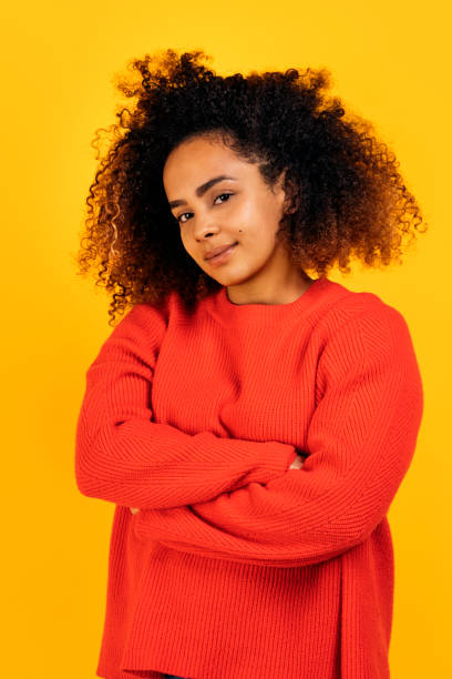istock Young Afro Woman in Studio 1415518613