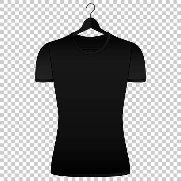 istock Tshirt mockup. Woman clothes front view. Simple isolated vector. Tshirt template for fashion design, presentation or advertising. 1415521318