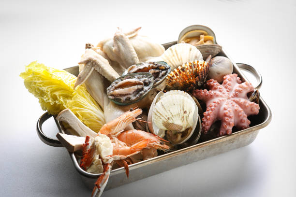 Korean style steamed seafood