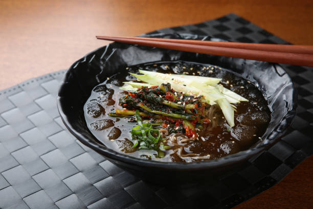 istock Korean style radish noodles 1415523986