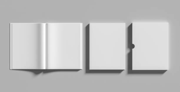 istock Slipcase book mock up isolated on white background. 3D illustration. 1415525121