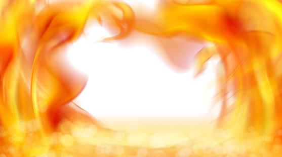 Close up abstract fire flames background