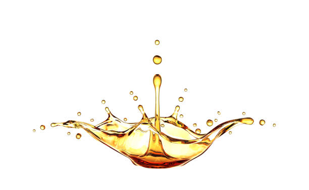 istock Oil Splash. Isolated On The White Background. 1415533979