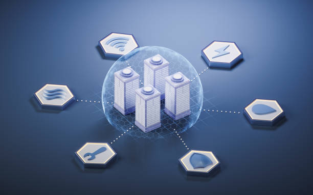 istock Property and estate management concept, 3d rendering. 1415538327