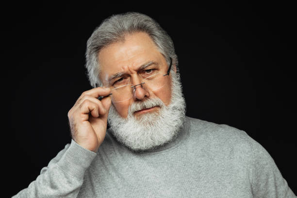 istock Portrait of an upset old man 1415545168