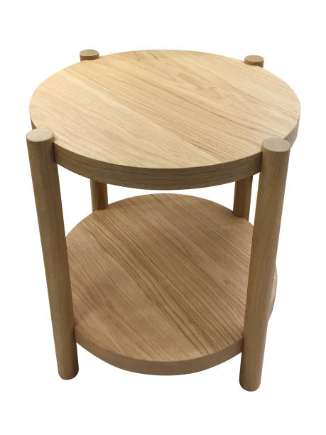 table basse en bois isolée sur fond blanc (clipping path) - 11818 photos et images de collection