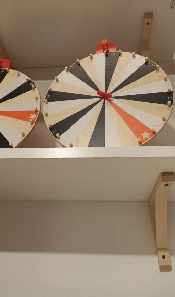 istock a wooden archery target toy on a shop display 1415548019