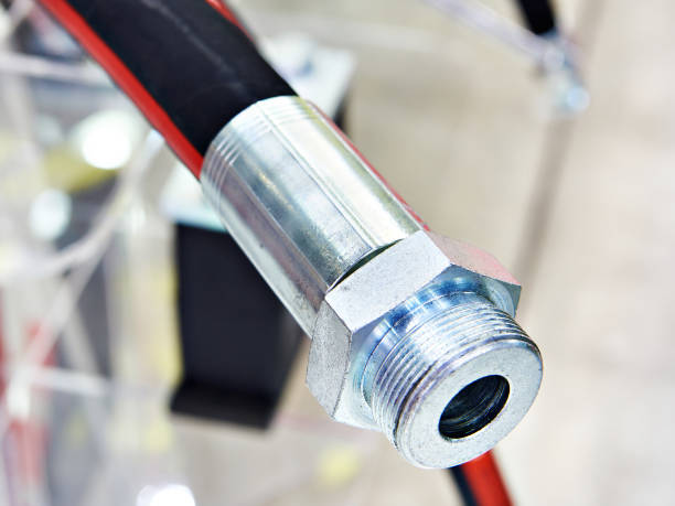 istock Metal pipe and plumbing fitting 1415549889