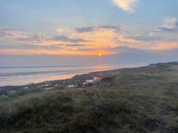 istock Dusk sky on the Dee estuary 1415562576