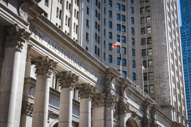 istock Close Up of Manhattan Municipal Building 1415569842