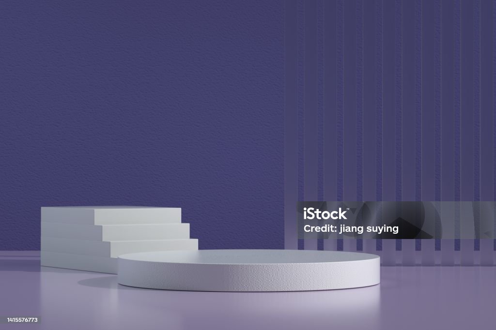 3d Display Rendering 3d Rendering Virtual Display Platform Stock Photo - Download Image Now ...
