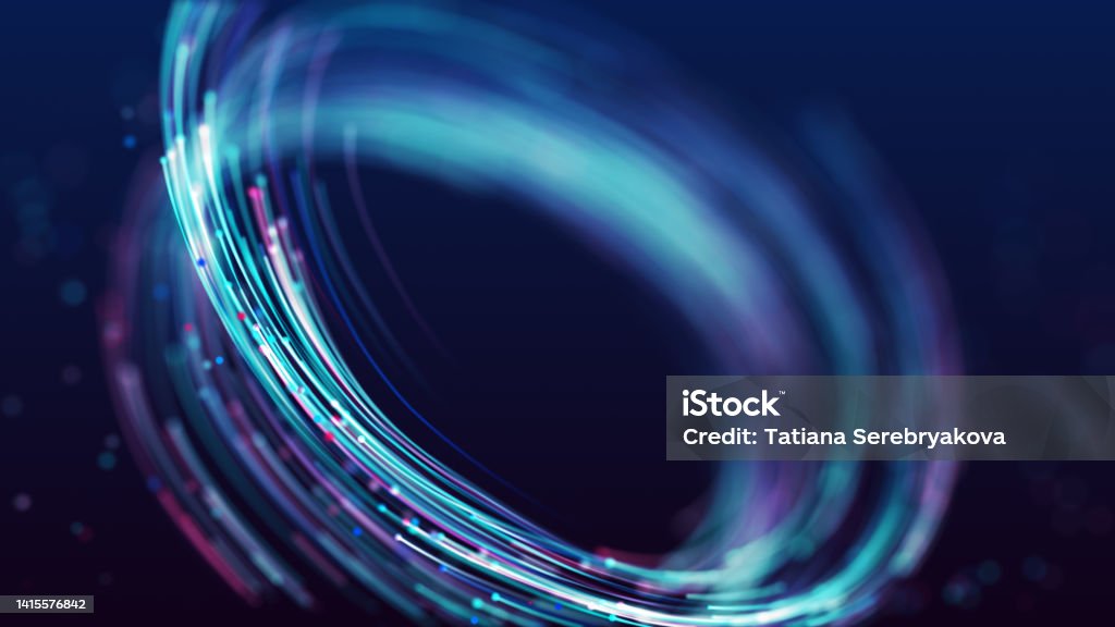 3D Abstraktes blaues und violettes Partikelwirbeldesign. Digitaler Lichtglühpartikel-Tornado-Hintergrund. - Lizenzfrei Abstrakt Stock-Illustration 3D Abstraktes blaues und violettes Partikelwirbeldesign. Digitaler Lichtglühpartikel-Tornado-Hintergrund. - Lizenzfrei Abstrakt Stock-Illustration