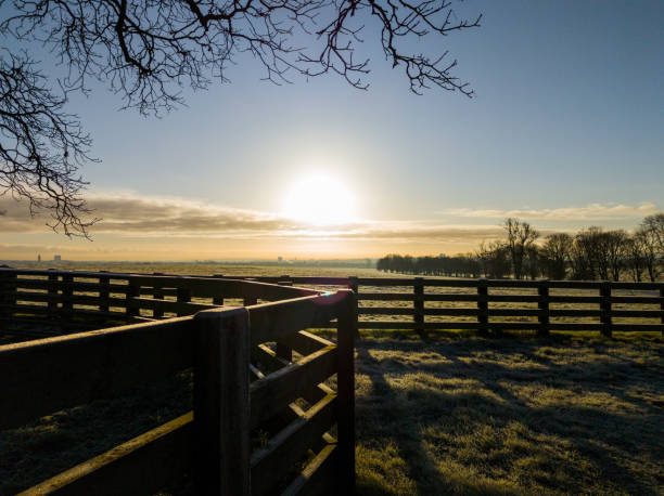 istock Sunrise over moorland 1415577161