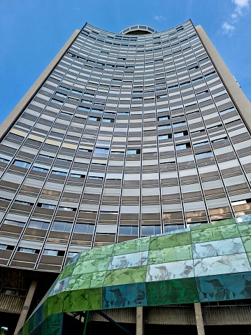Tour de l'Europe in Mulhouse is with 100m the tallest building in the Alsace Region of France. The building was planned by François Spoerry and realized between 1969 and 1972.