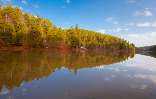 istock Panaromic landscape in Bozcaarmut lake 1415582281