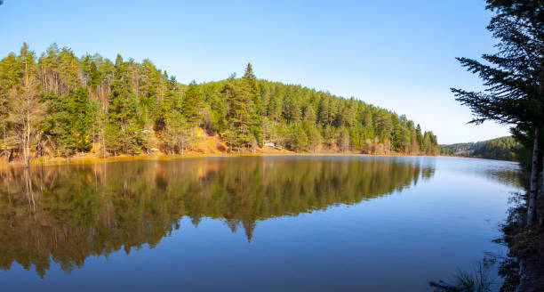 istock Panaromic landscape in Bozcaarmut lake 1415582642