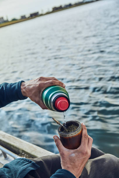 istock Argentinian Mate by the lake 1415588622