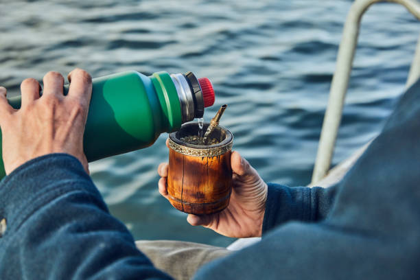 istock Argentinian Mate by the lake 1415588674