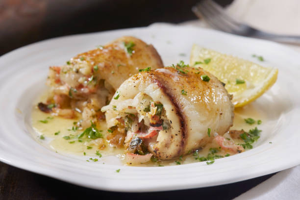 Creamy Crab Stuffed Tilapia