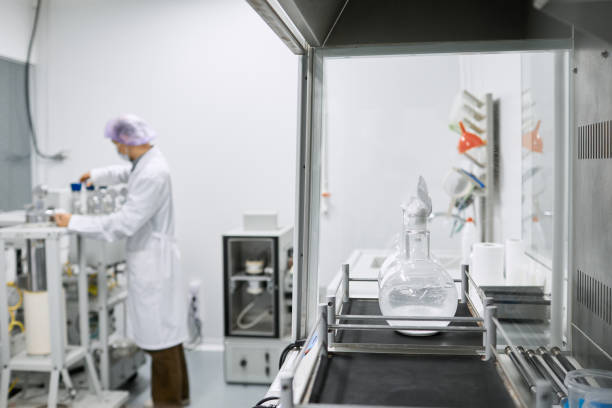 istock Scientist work in the lab. Conducts experiments on vaccines 1415608835