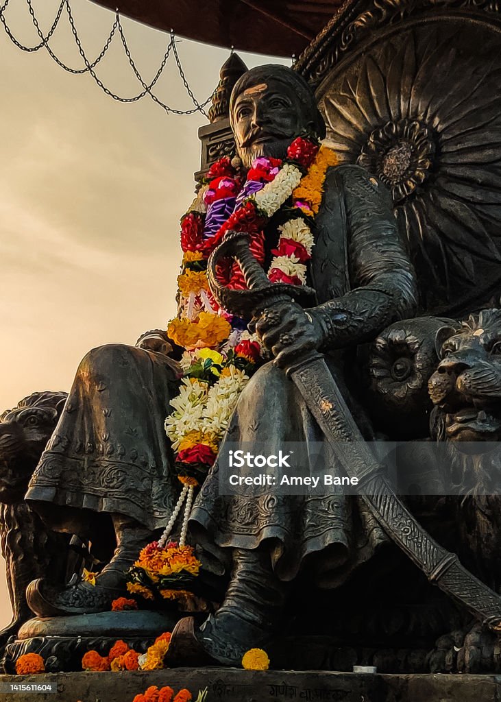 Full Shot Of Chatrapati Shivaji Maharaj Statue Located On Raigad Fort In Western Sahyadri Ghats Stock Photo - Download Image Now - iStock Full Shot Of Chatrapati Shivaji Maharaj Statue Located On Raigad Fort In Western Sahyadri Ghats Stock Photo - Download Image Now - iStock